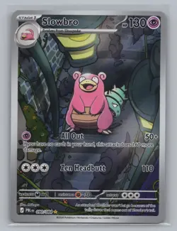 Slowbro 090/084 Pokemon Pitch Black Illustration Rare Near Mint - Image 1