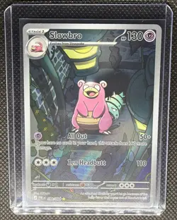 Slowbro 090/084 Pokemon Pitch Black Illustration Rare Near Mint! - Image 1