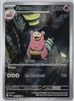 Slowbro Illustration Rare 090/084 Pitch Black Pokemon Near Mint - Image 1