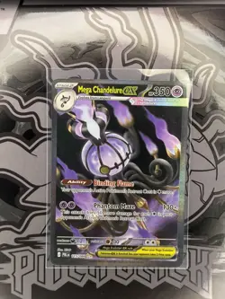 Pokemon Mega Chandelure Ex 115/084 Pitch Black SIR - Image 3