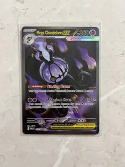 Mega Chandelure ex - 115/084 - SIR - Pitch Black - NM/MINT - Pokemon TCG - Image 1