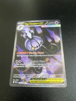 Mega Chandelure ex SIR 115/084 – Mega Evolution: Pitch Black – Pokemon TCG - Image 1