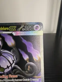 Pokemon TCG Pitch Black Mega Chandelure EX 115/084 SIR Pack Fresh Mint - Image 4