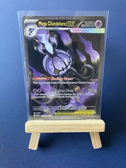 Pokemon TCG Mega Chandelure EX SIR 115/084 Pitch Black PBL - Mint - Image 1