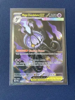 Pokemon TCG Mega Chandelure EX SIR 115/084 Pitch Black PBL - Mint - Image 4