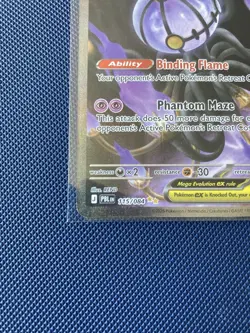 Pokemon TCG Mega Chandelure EX SIR 115/084 Pitch Black PBL - Mint - Image 5