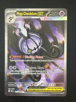 Mega Chandelure EX | Pokemon Pitch Black | 115/084 | SIR - MINT - Image 1