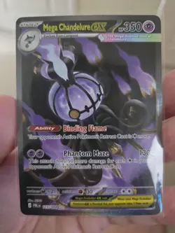 Mega Chandelure EX | Pokemon Pitch Black | 115/084 | SIR - MINT - Image 1