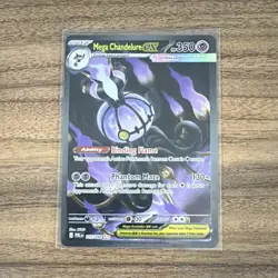 Mega Chandelure ex SIR 115/084 – Mega Evolution: Pitch Black – Pokemon TCG (ENG) - Image 1