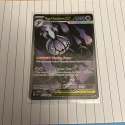 Pokemon TCG Mega Chandelure EX 115/084 Pitch Black SIR Special Illustration Rare - Image 1