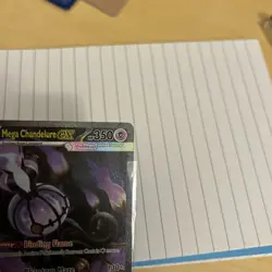 Pokemon TCG Mega Chandelure EX 115/084 Pitch Black SIR Special Illustration Rare - Image 3