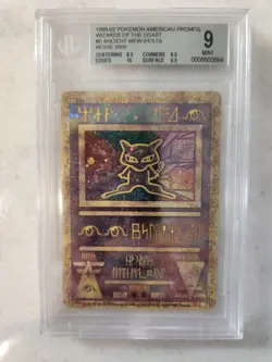 Ancient Mew Promo Pokemon The Movie 2000 Card Holo Foil BGS 9 - Image 1