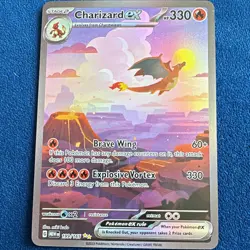 The Pokemon Company Charizard ex 199/165 SV: 151 Full Art Holo SIR EN 2023 - Image 1