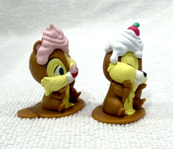 Japan Disney Chip n Dale Ice Cream Melting Gashapon Mini Figure Toy Collection - Image 3