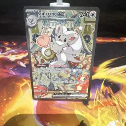 Pokemon TCG Cinccino ex 119/086 Full Art English - Image 1