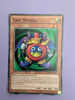 Time Wizard DPBC-EN024 - Yugioh TCG 1st Edition Near Mint! - Image 1