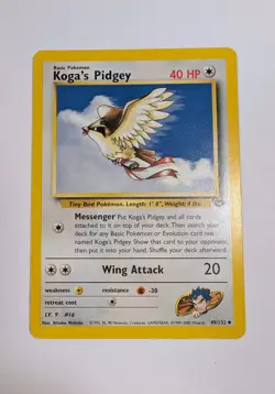 Pokemon Card Gym Challenge Koga's Pidgey 49/132 LP - Image 1