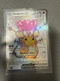 Pokemon Card Dedenne ex 239/193 Ultra Rare Paldea Evolved Near Mint - Image 1
