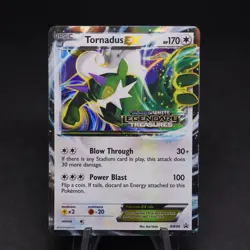 Tornadus EX (STAMPED) BW96 Black Star Promo Rare Holo - Pokemon TCG Card - Image 1