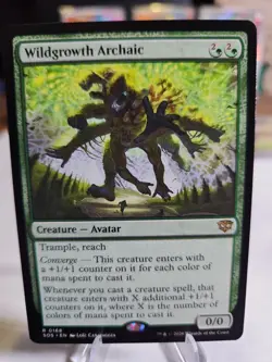 Wildgrowth Archaic (168/444) MTG Magic the Gathering Secrets of Strixhaven NM - Image 1
