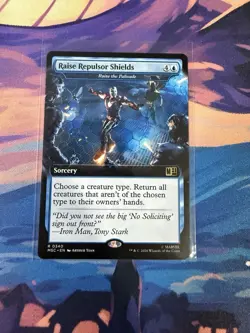 Raise Repulsor Shields - 340 - MTG: Marvel Super Heroes - Extended Art NM - Image 1
