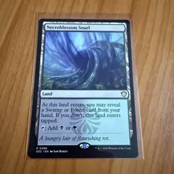 Necroblossom Snarl - N/M - Secrets Of Strixhaven Magic The Gathering MTG - Image 1