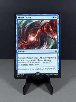 MTG Mana Drain, Commander Legends, #80 Near Mint Unplayed - Image 1