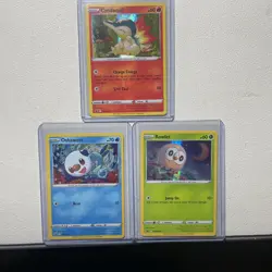 Rowlet Cyndaquil Oshawott SWSH220 SWSH221 SWSH222 Pokemon Promo Holo Card Lot NM - Image 1