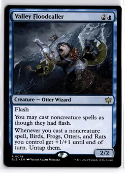 Valley Floodcaller 79 Rare Bloomburrow Magic: The Gathering Near Mint - Image 1