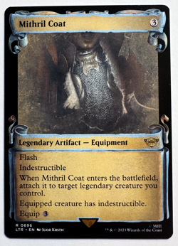 Mithril Coat Showcase Scrolls 696 LOTR The Lord of the Rings Holiday MTG LTR NM - Image 1
