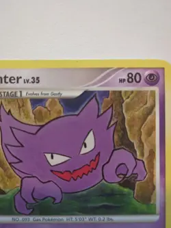Pokemon TCG Haunter 40/100 Stormfront Non Holo MP - Image 4