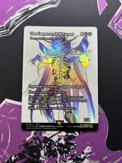 MTG FINAL FANTASY - The Emperor, Hell Tyrant / Yawgmoth, Thran Physician (FOIL) - Image 1