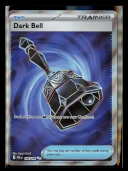 Dark Bell 106/084 Ultra Rare Pitch Black Pokemon Holo - Image 1