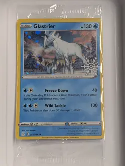 Pokemon Card Glastrier 051/196 Hoilday Calendar Stamped SEALED - Image 1