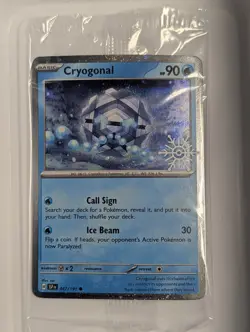 Pokemon Card Cryogonal 047/191 Holiday Calendar Stamped SEALED - Image 1
