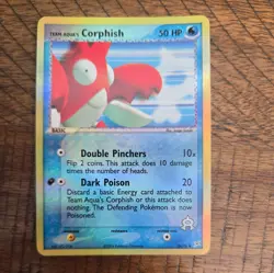 Team Aqua's Corphish 26/95 Team Magma vs Team Aqua Pokemon Reverse Holo LP - Image 1