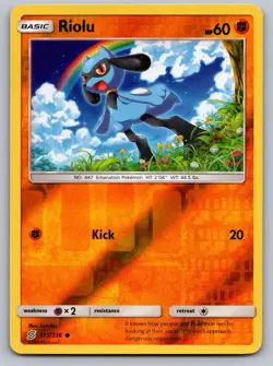 Riolu 115/236 Common Unified Minds Pokemon Reverse Holo Near Mint - Image 1