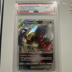 2022 Pokemon Astral Radiance Darkrai VSTAR #099 PSA 10 GEM MINT - Image 2
