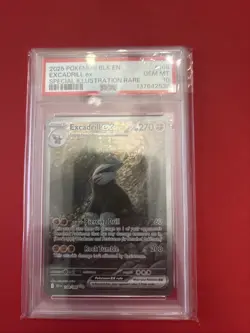 Excadrill ex 168/086 PSA 10 Special Illustration Rare 2025 Pokemon Black Bolt - Image 1