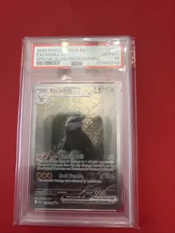 Excadrill ex 168/086 PSA 10 Special Illustration Rare 2025 Pokemon Black Bolt - Image 2