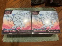 Pokemon TCG Chaos Rising Pokemon Center ETB Elite Trainer Box x2 NEW - Image 1