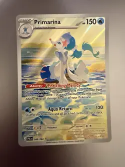 Primarina 088/084 Pitch Black Ultra Rare NM Pokemon TCG - Image 1