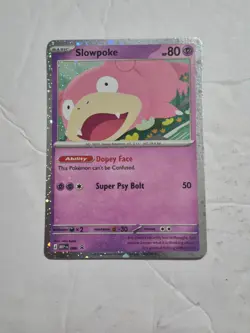 Slowpoke (Cosmos Holo) 086 Promo ME: Mega Evolution Promo Pokemon Near Mint - Image 1