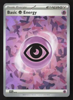 Basic Psychic Energy (Cracked Ice Holo) Common Holo SVE 013 NM Pokemon TCG - Image 1