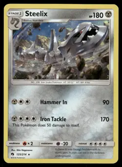 Steelix (Cosmos Holo) 125/214 Promo Blister Exclusives Pokemon Lightly Played - Image 1