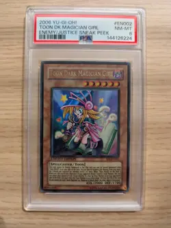 Yugioh - Toon Dark Magician Girl - SP2-EN002 - PSA 8 - Image 1