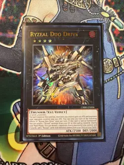 YuGiOh! CRBR-EN006 Ryzeal Duo Drive Ultra Rare NM - Image 1