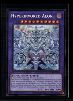 Yu-Gi-Oh! Hyperinvoked Aeon Chaos Origins Secret Rare • CORI-EN033 1st Edition - Image 1