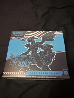 Pokemon TCG Scarlet & Violet Black Bolt ETB ELITE TRAINER BOX Factory Sealed New - Image 1