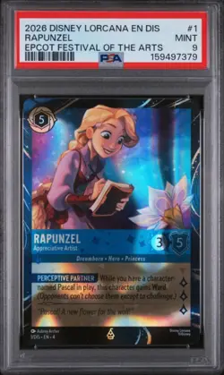 Rapunzel - Appreciative Artist 1 Disney Lorcana Promo Cards Holo - Image 1
